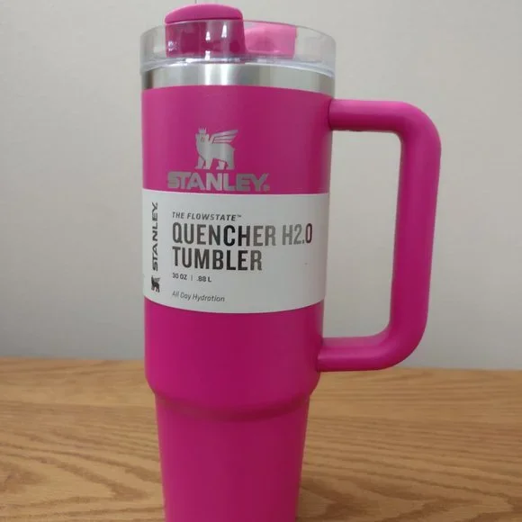 Stanley | Dining | Stanley 3 Oz Camelia Hot Pink Quencher H20 Flowstate  Tumbler Nwt | Poshmark